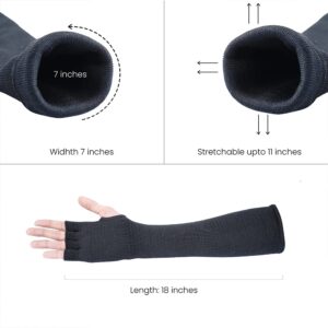 Stealth-Fit Made with Kevlar Sleeves - Cut Resistant Sleeves - Arm Guards - Protective Arm Sleeves