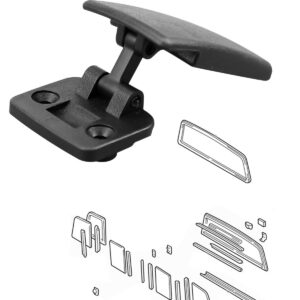 Rear Slider Sliding Window Latch Lock Fit for Toyota Pickup T100 Tacoma 1989-2000 Replace 69370-35010