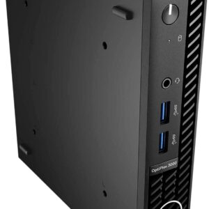 Dell OptiPlex 3000 MFF Micro Desktop Computer - 12th Gen Intel Core i9-12900K 16-Core up to 5.20 GHz CPU, 64GB DDR4 RAM, 2TB NVMe SSD, Intel UHD Graphics 770, Wi-Fi 6 + Bluetooth 5.2, Windows 10 Pro