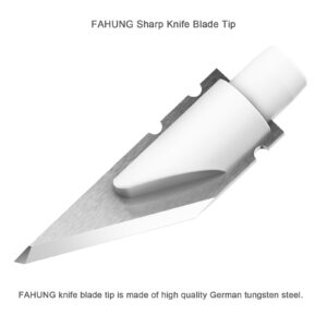 FAHUNG Replacement Knife Blade Kit for Maker 3/Maker Knife Blade Housing, Sturdy and Sharp Wood Cutting Blade Cuts Balsa, Basswood, Chipboard, Tooling Leather, Matboard and More