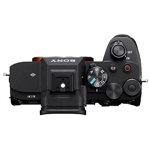 Sony Alpha a7 IV Full Frame Mirrorless Interchangeable Lens Digital 4K Camera, Black - Bundle with 160GB CFexpress Card, Backpack, Extra Battery, Cleaning Kit