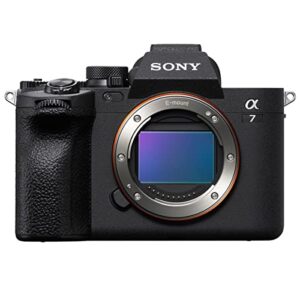 Sony Alpha a7 IV Full Frame Mirrorless Interchangeable Lens Digital 4K Camera, Black - Bundle with 160GB CFexpress Card, Backpack, Extra Battery, Cleaning Kit