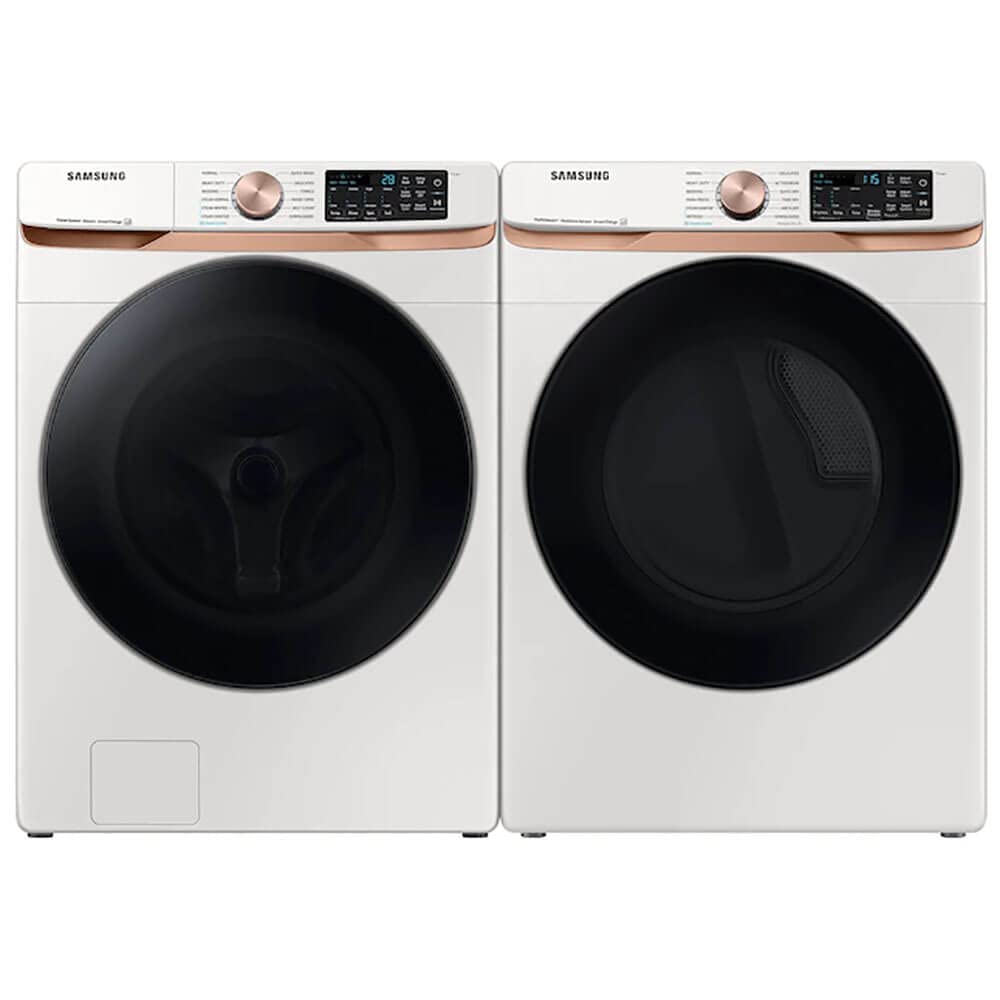 SAMSUNG WF50BG8300AE 5.0 Cu. Ft. Ivory White Smart Front Load Washer