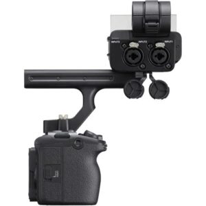 Sony FX30 Digital Cinema Camera with XLR Handle Unit (ILME-FX30) Bundle with WR LED Light Kit, 64GB SD Card & More