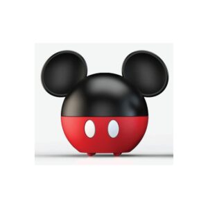 disney mickey mouse ultrasonic diffuser with built-in bluetooth speaker, classic disney character design, last up to 8 hours, 100 ml tank capacity, bluetooth 5.1