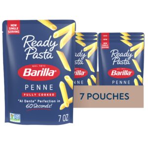 barilla ready pasta, penne, 7 oz. pouch (pack of 7)