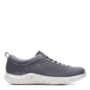 Clarks Women's Nova Step Sneaker, Dark Grey, 7.5 Wide