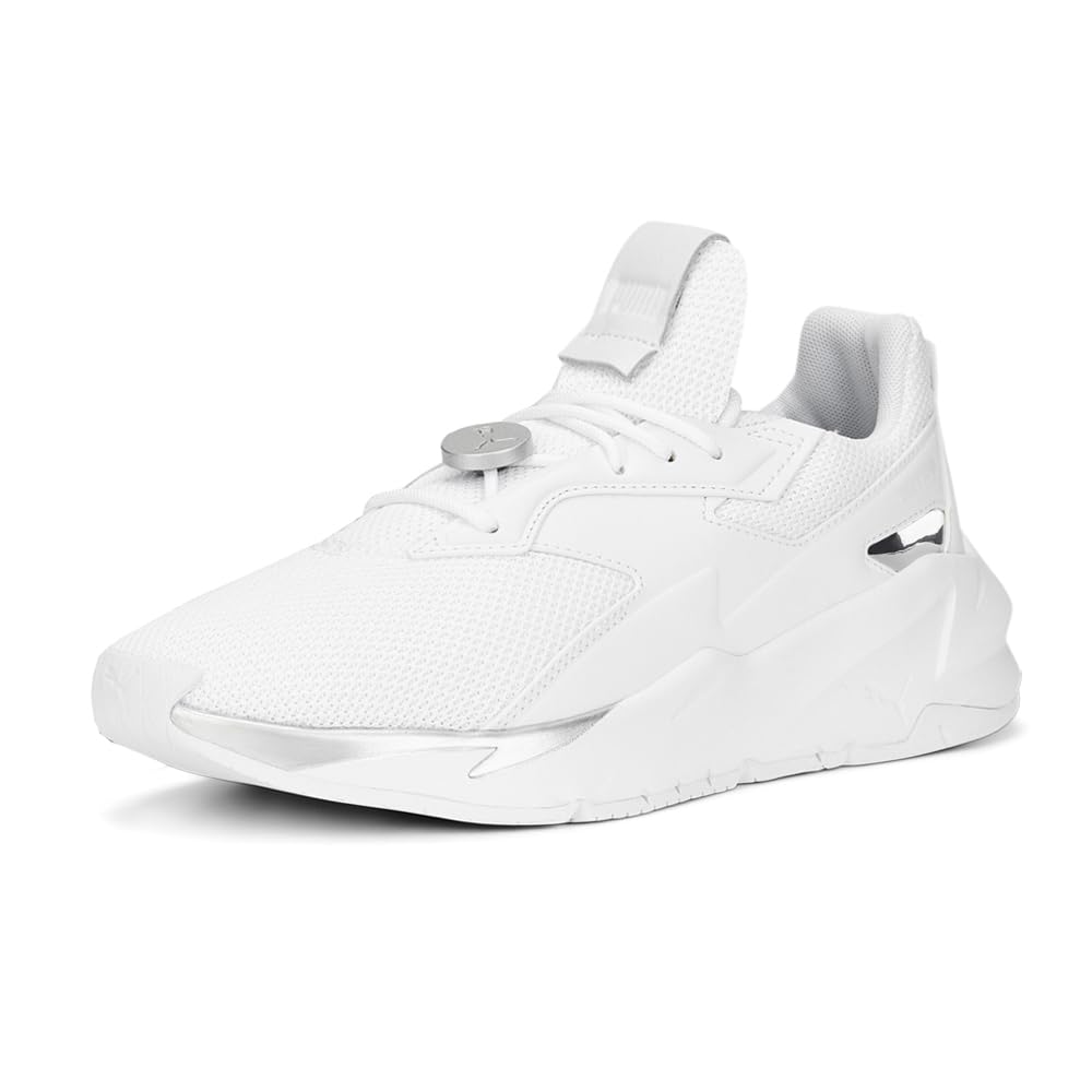 Puma - Womens Fier Nitro Metallic Shoes, Size: 10 M US, Color: Puma White