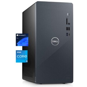 Dell Inspiron 3910 Business Desktop Computer, 12th Gen Intel Core i5-12400, Windows 11 Pro, 16GB RAM, 512GB SSD, Intel UHD Graphics, Bluetooth, WiFi, Keyboard & Mouse,Mist Blue