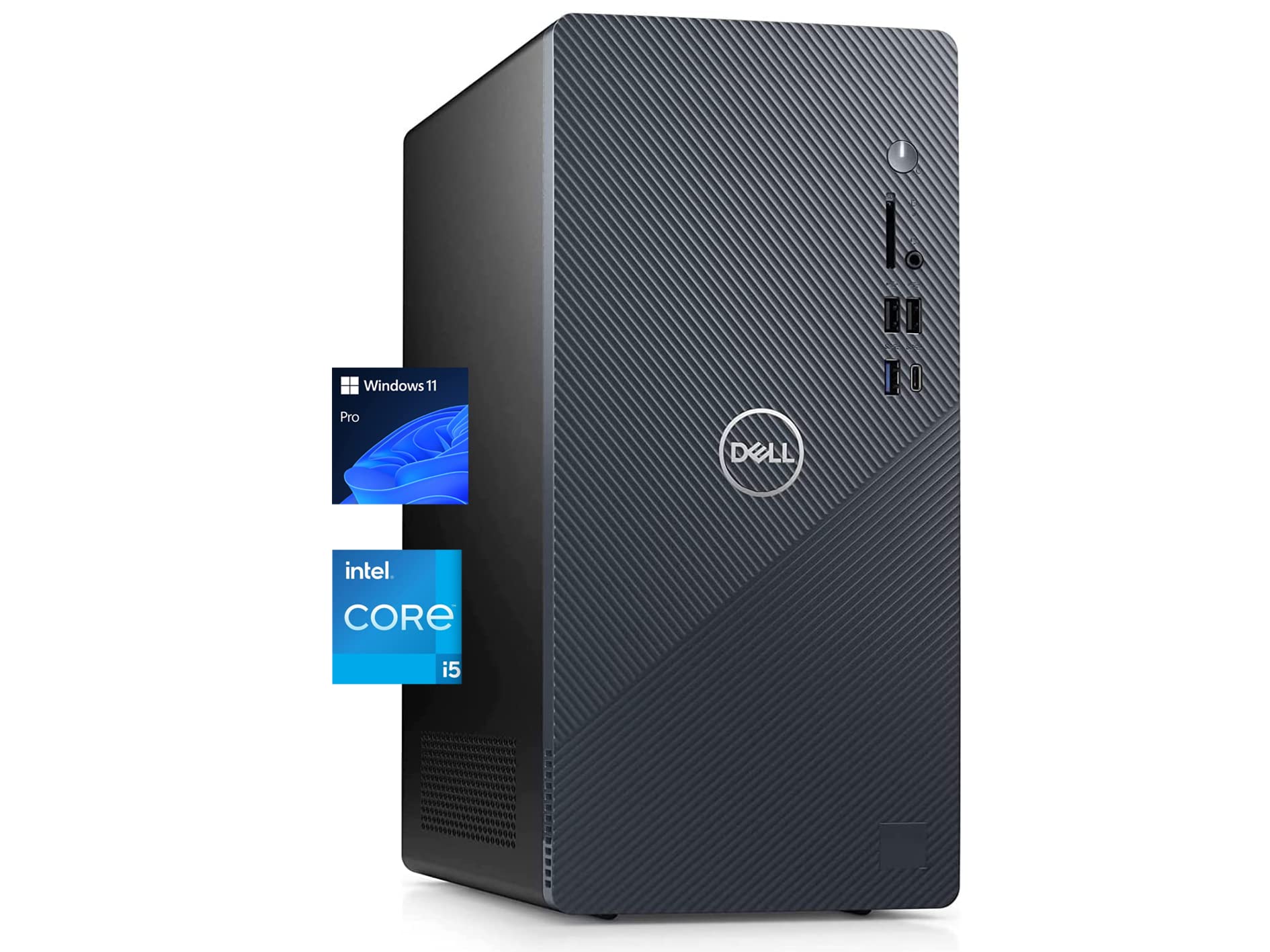 Dell Inspiron 3910 Business Desktop Computer, 12th Gen Intel Core i5-12400, Windows 11 Pro, 16GB RAM, 512GB SSD, Intel UHD Graphics, Bluetooth, WiFi, Keyboard & Mouse,Mist Blue