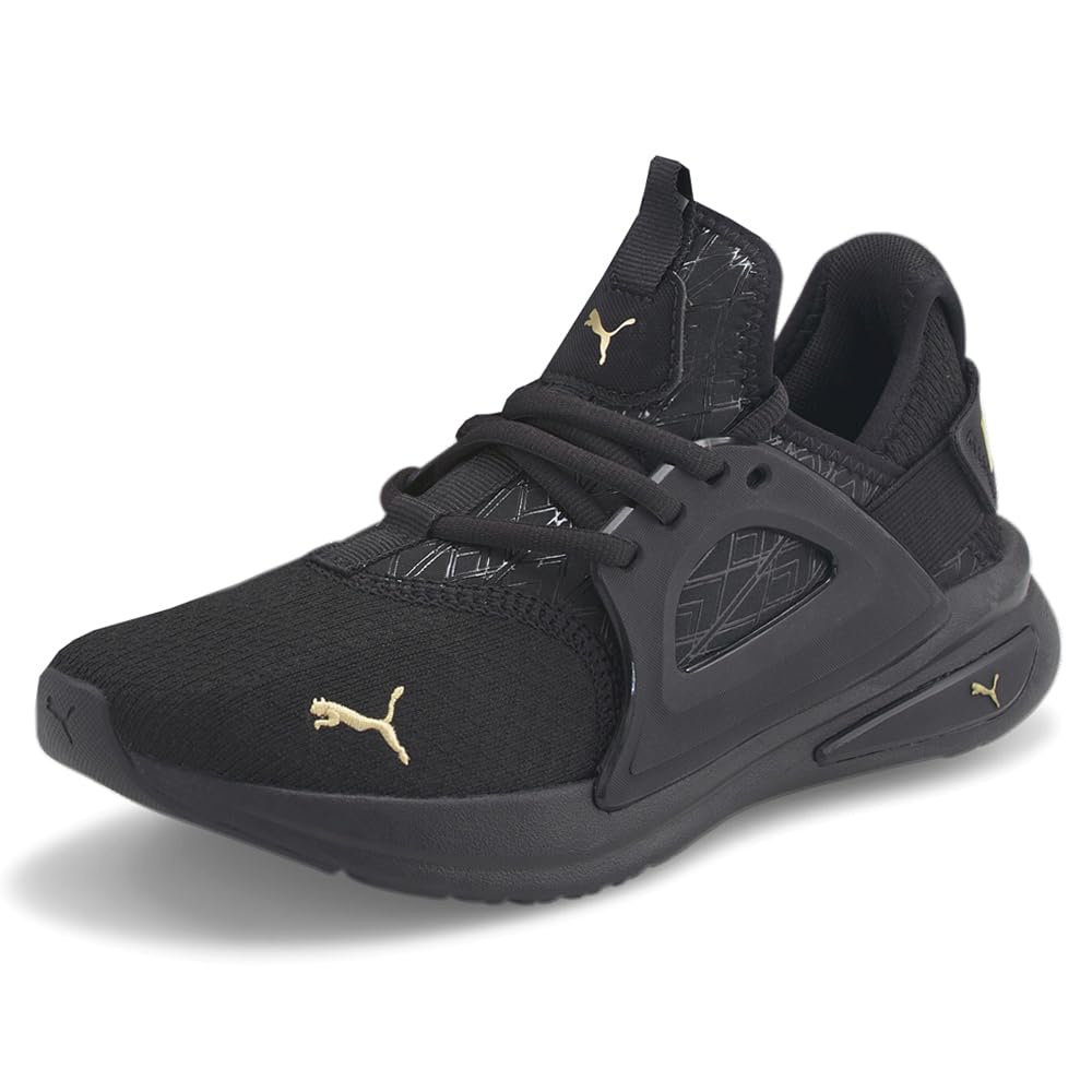 Puma - Womens Softride Enzo Evo Metallic Wn S Shoes, Size: 7 M US, Color: Puma Black