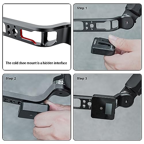 AUKTU Handle for DJI Ronin, Gimbal Handgrip Accessories, Adjustable Sling Handle Grip for DJI Ronin S, Ronin SC, RS3, RS2, RS3 mini, RS3 Pro, SC2, Load Capacity up to 13.2 lb, for Low Angle Shots V2.0