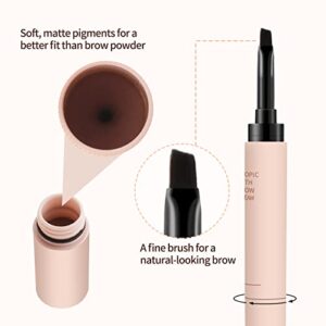 Boobeen Eyebrow Pencil Waterproof, Long Lasting Eye Brow Definer Pen, Multi-purpose Eye Liner Pen, Natural Matte Eyebrow Makeup