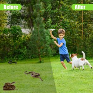 YUEQINGLONG Snake Away Repellent for Outdoors, Snake Be Gone for Yard Powerful Pet Safe Balls for Lawn Garden Camping Fishing Home to Repels Snakes and Other Pests (yellow-25)