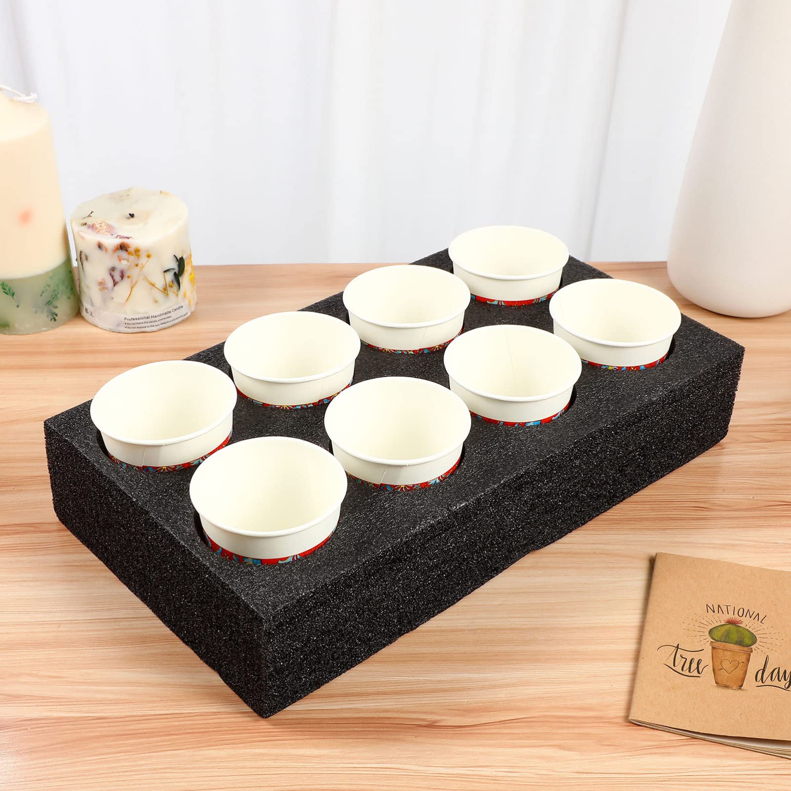 GANAZONO Milk Tea Cup Holder Drink Tray Coffee Carrier Drink Carrier Takeout Support Rack Coffee Cup Holders Plateau Carry Pour Bottle À En Comfortable Accessories Pearl Cotton re-usable