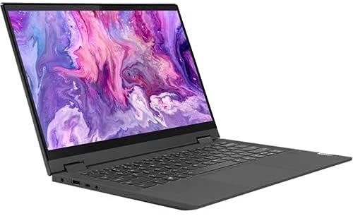 Lenovo Flex 5 2-in-1 Laptop 14" FHD IPS Touchscreen Display AMD 8-Core Ryzen 7 4700U (Beats i7-10510U) 8GB DDR4 512GB SSD Fingerprint Backlit Keyboard USB-C HDMI Win10Pro Grey + HDMI Cable