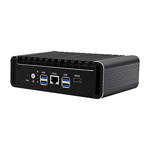 Micro Firewall Appliance, Mini PC, VPN, Router PC, Intel Core I7 1165G7, HUNSN RJ17, AES-NI, 6 x Intel 2.5GbE I226-V LAN, COM, HDMI, Sim Slot, Barebone, NO RAM, NO Storage, NO System