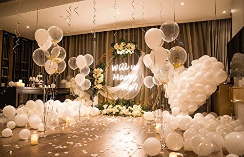 Clear Balloons Different Sizes 151PCS 18/12/10/5 Inch Clear Balloon Garland Arch Kit Quality Transparent Latex Balloons Decorations for Party Birthday Graduation Wedding