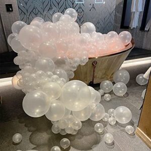 Clear Balloons Different Sizes 151PCS 18/12/10/5 Inch Clear Balloon Garland Arch Kit Quality Transparent Latex Balloons Decorations for Party Birthday Graduation Wedding