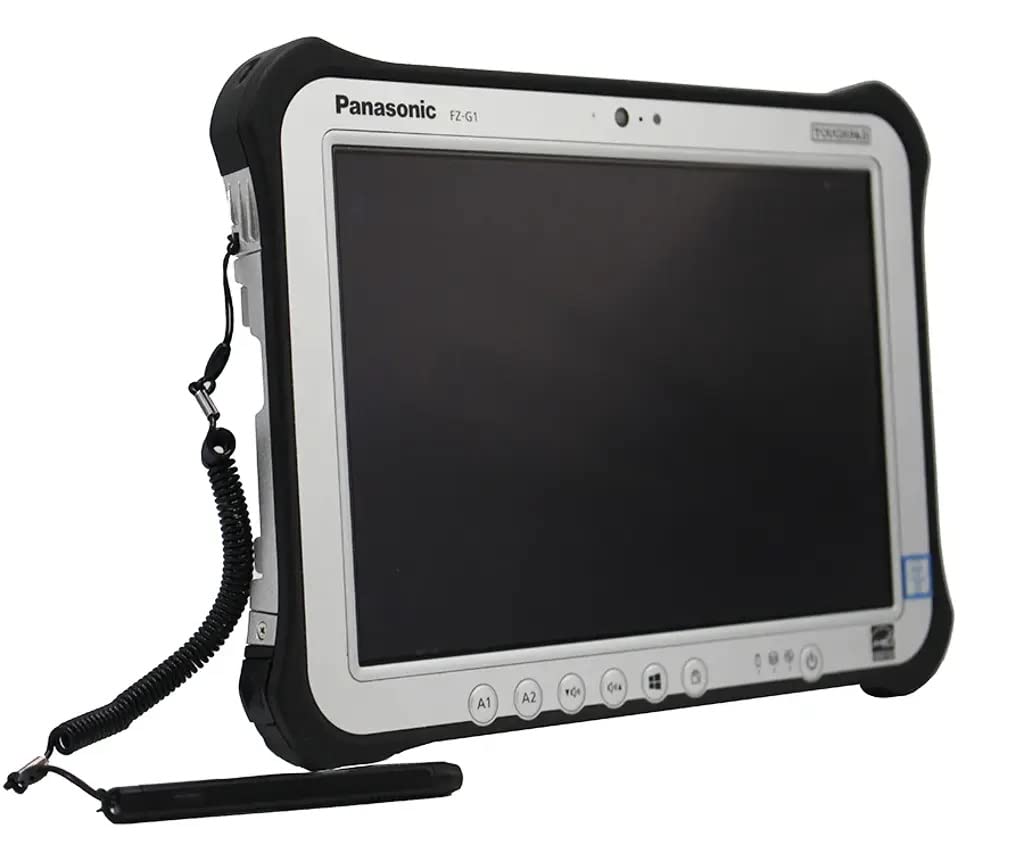 Panasonic Toughpad G1, FZ-G1 MK4, Intel Core i5-6300U @2.40GHz, 10.1" Multi Touch + Digitizer, 8GB, 256GB SSD, Wi-Fi, Bluetooth, Webcam, Rear Camera, TPM 2.0, Win10 Pro (Renewed)