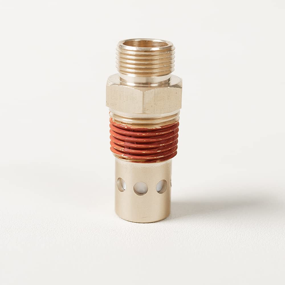 CAC-437-2 Air Compressor Check Valve,Brass 1/2 NPT & 1/2 CFPC Fittings in Valve Replacement,0.75 x 0.75 x 2.13 inches