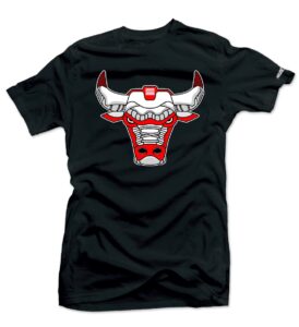 shirt to match jordan 11 cherry varsity red match jordan tee - snelos bull black - x-large