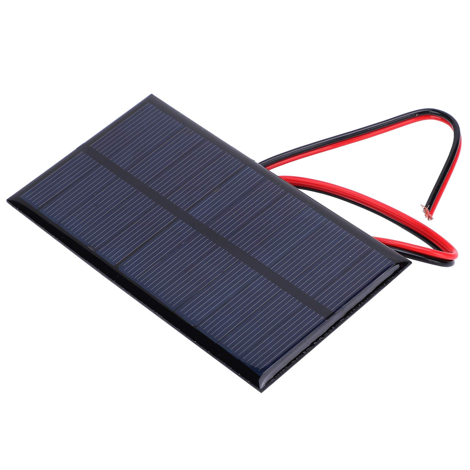 Ejoyous Mini Solar Panel, 3Pcs DC 6V Solar Cells Charger Power Module Polycrystalline Silicon Solar Panel with 30cm Cable for Outdoor Camping Hiking Travel