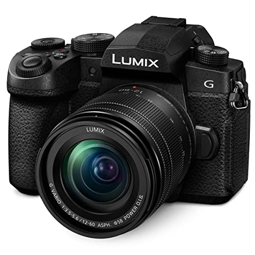 Panasonic Lumix G95 Mirrorless Camera with Lumix G Vario 12-60mm f/3.5-5.6 MFT Lens Bundle with Flashpoint TTL Flash, Shoulder Bag, 64GB SD Card, Extra Battery, 58mm Filter Kit, Cleaning Kit