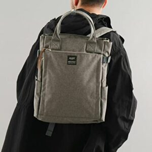 anello(アネロ) Anero POST ATC1225Z 2-Way Backpack, A4, Multiple Storage, Beige