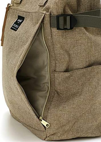 anello(アネロ) Anero POST ATC1225Z 2-Way Backpack, A4, Multiple Storage, Beige