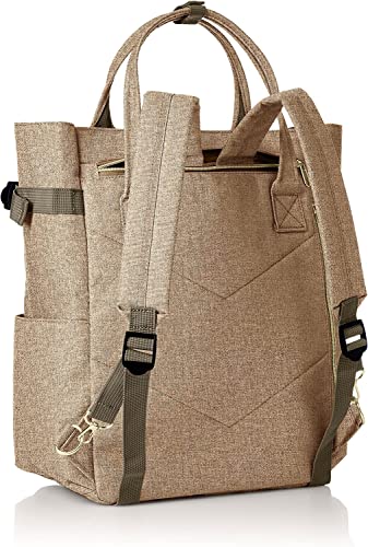 anello(アネロ) Anero POST ATC1225Z 2-Way Backpack, A4, Multiple Storage, Beige