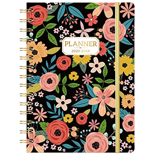 Planner 2023-2024 - Jul. 2023 - Jun. 2024, 6.4" x 8.5" Weekly and Monthly Planner, Academic Planner 2023-2024 Tabs, Thick Paper, Back Pocket, Inspirational Quotes