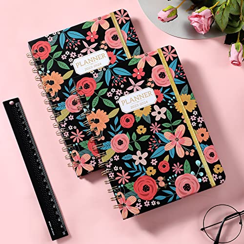 Planner 2023-2024 - Jul. 2023 - Jun. 2024, 6.4" x 8.5" Weekly and Monthly Planner, Academic Planner 2023-2024 Tabs, Thick Paper, Back Pocket, Inspirational Quotes