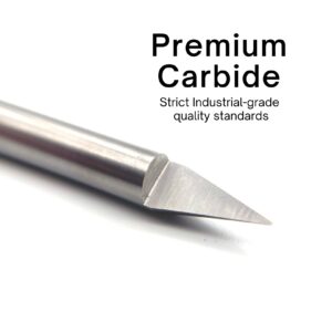 ROUTYBITS - 30 Degree - V Bit Engraver - 1/4 Inch Diameter Shank, Solid Carbide, Engraving, CNC Router Bits