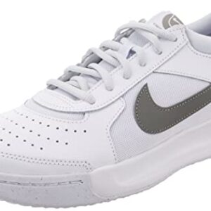 Nike Women's Low-Top Sneakers, White Flat Pewter Soccer Gray, 8.5