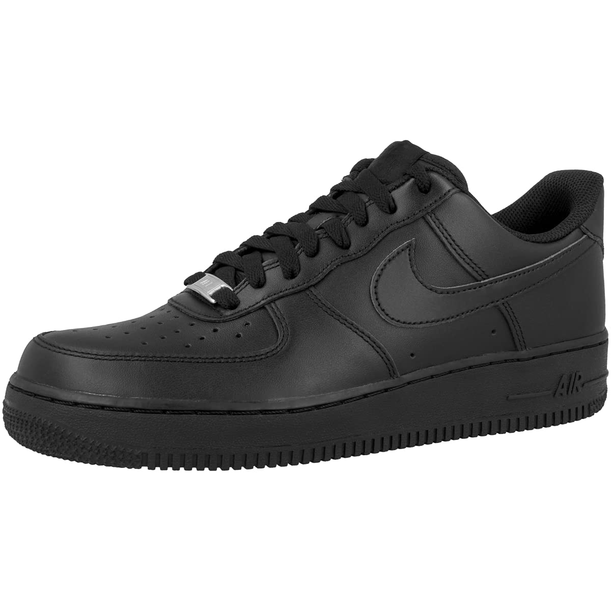 Nike Men's Air Force 1 '07 Shoe, Black/Black-gum-light Brown, 11