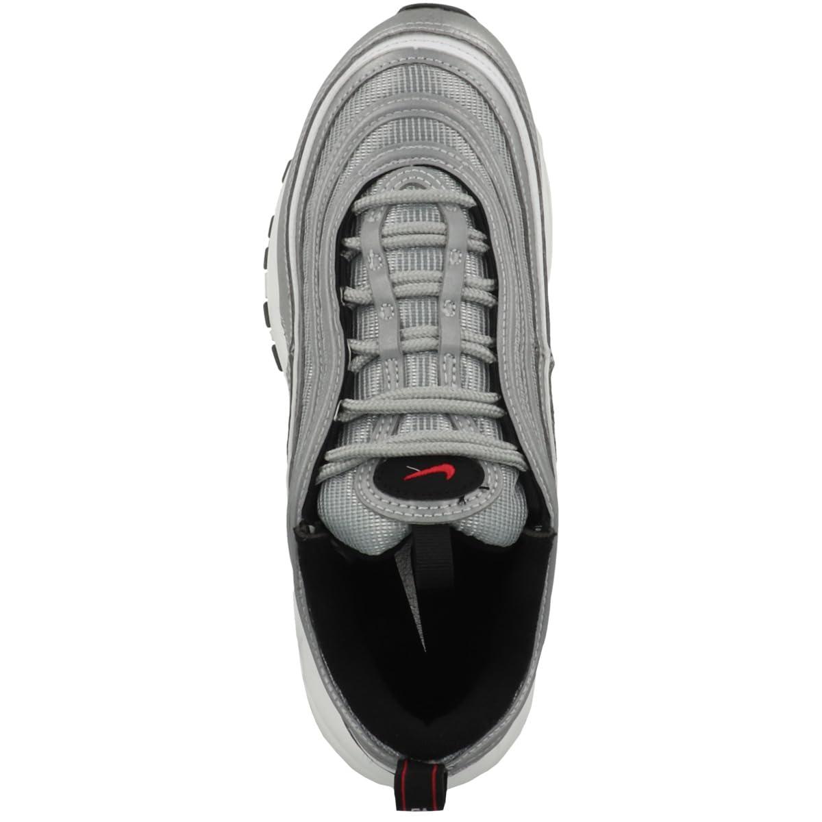 Nike Women's Sneaker, Silver Metallic University Red White Black, 9