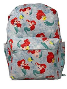 disney the little mermaid ariel all over print 16 inch backpack multicolor