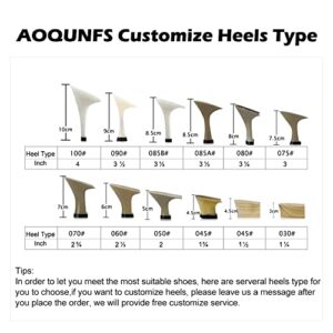 AOQUNFS Rhinestones Latin Dance Shoes Salsa Ballroom Practice Performance Dance Shoes for Women, L440,Beige-8.5-5059,US9.5