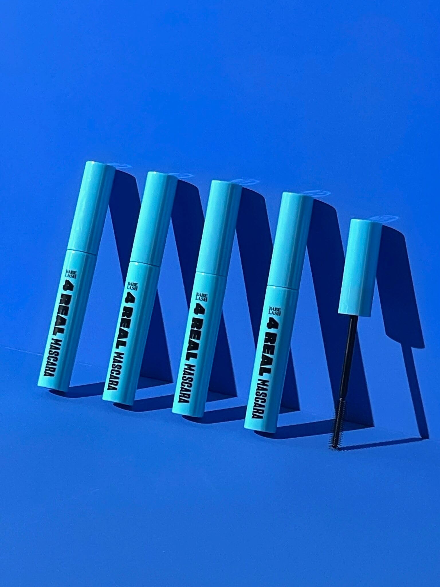 Babe Original 4 Real Mascara Black for Volume, Length, and Lift in Eyelashes, Defined & Flutterly Look, Vegan & Cruelty-Free, 8.5g