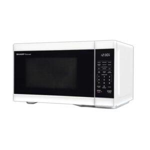 SHARP ZSMC1161HW Oven with Removable 12.4" Carousel Turntable, Cubic Feet, 1000 Watt Countertop Microwave, 1.1 CuFt, White