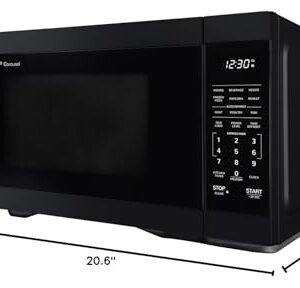 SHARP ZSMC1161HB Oven with Removable 12.4" Carousel Turntable, Cubic Feet, 1000 Watt Countertop Microwave, 1.1 CuFt, Black