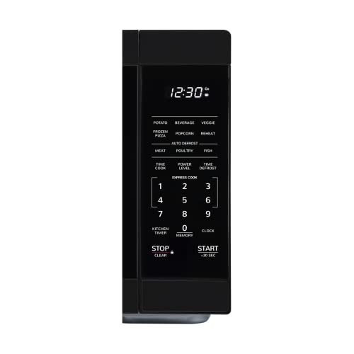 SHARP ZSMC1161HB Oven with Removable 12.4" Carousel Turntable, Cubic Feet, 1000 Watt Countertop Microwave, 1.1 CuFt, Black