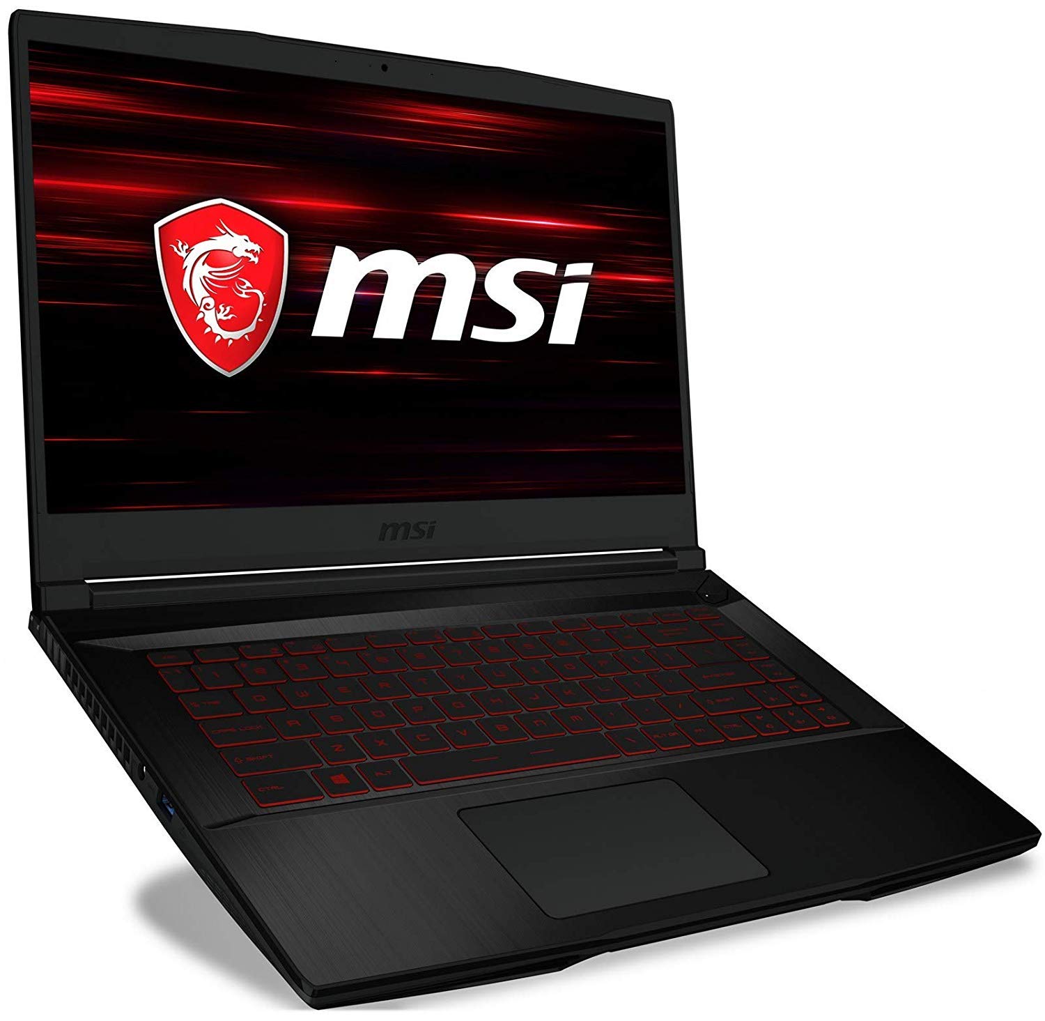MSI GF63 Thin Laptop: 11th Gen Core i5-11400H, RTX 1650, 256GB SSD, 8GB RAM, 15.6" Full HD IPS Display, Windows 11