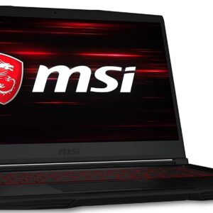 MSI GF63 Thin Laptop: 11th Gen Core i5-11400H, RTX 1650, 256GB SSD, 8GB RAM, 15.6" Full HD IPS Display, Windows 11