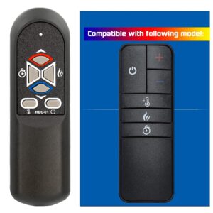 replacement for electric fireplace heater remote control sf122-26ai sf122-33ai