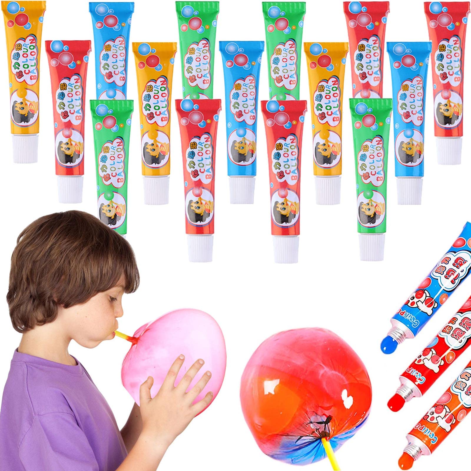 20Pcs Blow Plastic Bubbles Toys Large Bubble Balloons for Kids Outside Party Birthday Gift, Bubble Blowing Products, Bubble Toys, Bubble Balloon, Toddler Outdoor Toys