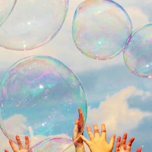 20Pcs Blow Plastic Bubbles Toys Large Bubble Balloons for Kids Outside Party Birthday Gift, Bubble Blowing Products, Bubble Toys, Bubble Balloon, Toddler Outdoor Toys