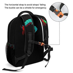 Colorful Mantis Shrimp Laptop Backpack Fashion Shoulder Bag Travel Daypack Bookbags for Men Women