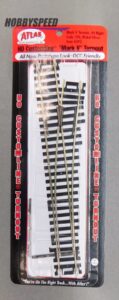 atlas ho scale code 100#4 mark v righthand turnout